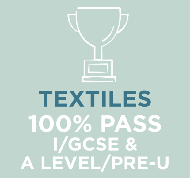 Textiles 100% pass at I_GCSE A Level Pre U results downe house departments